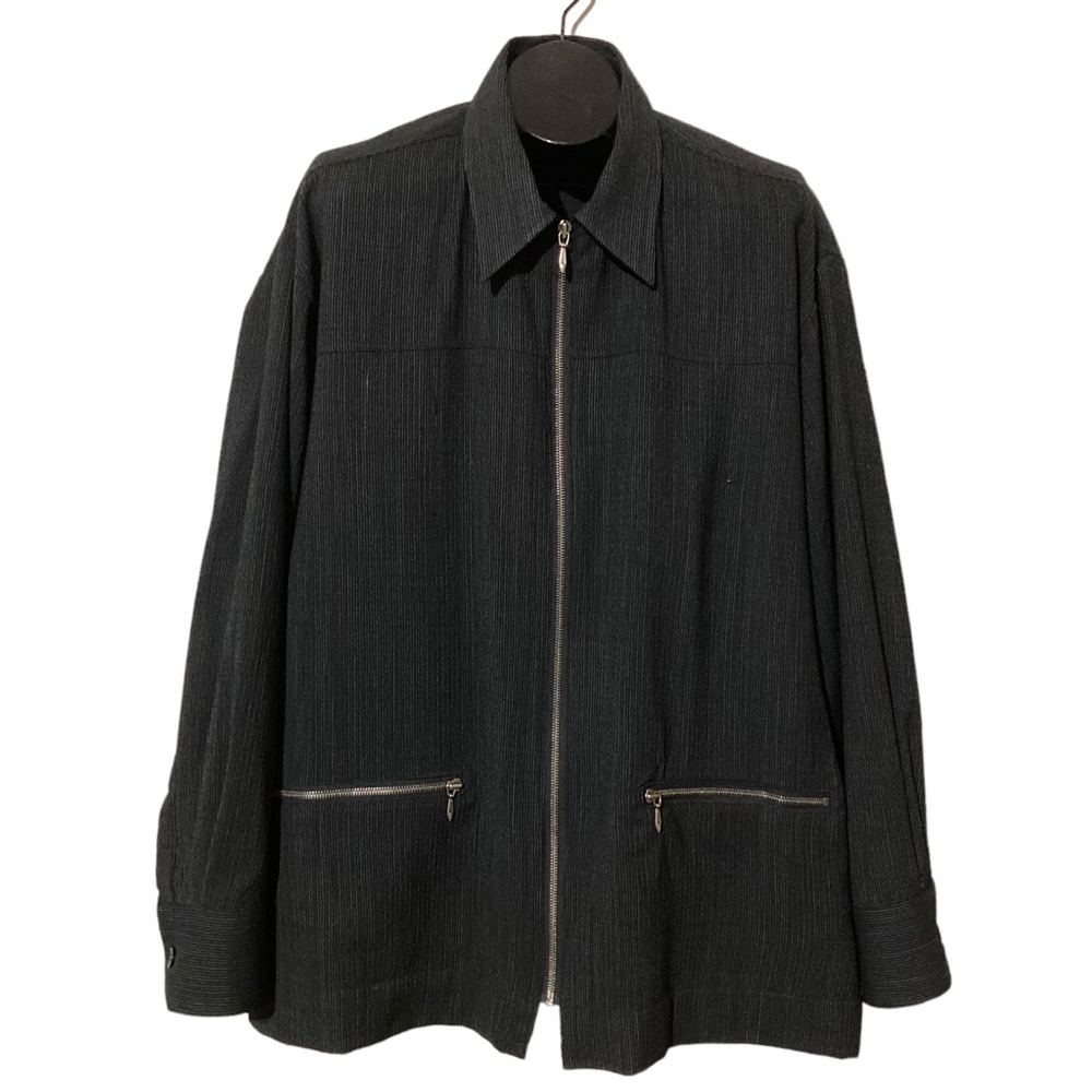 Hugo by Hugo Boss Wool Blend Zip Front Shacket Overshirt Sz XL